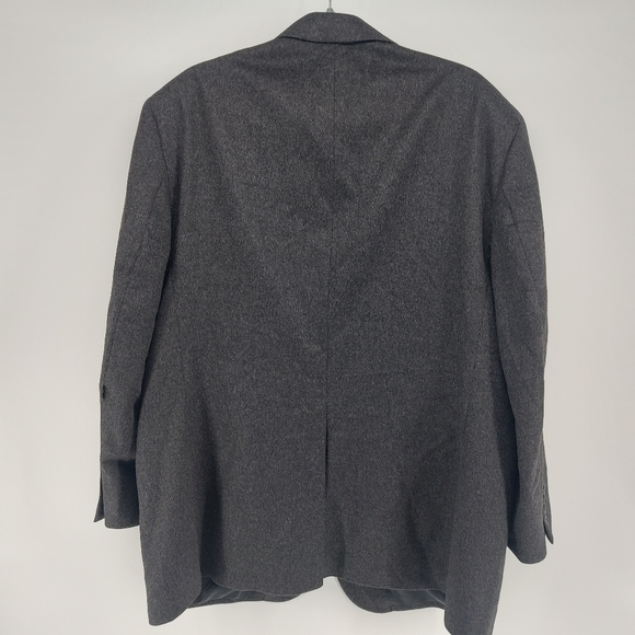 Jos A Bank cashmere Gray Sports Coat 48R - Picture 6 of 7